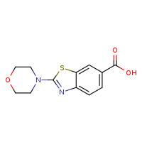 2-(morpholin-4-yl)-1,3-benzothiazole-6-carboxylic acid
