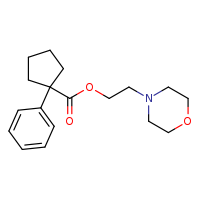 2-(morpholin-4-yl)ethyl 1-phenylcyclopentane-1-carboxylate