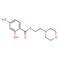 2-(morpholin-4-yl)ethyl 2,4-dihydroxybenzoate