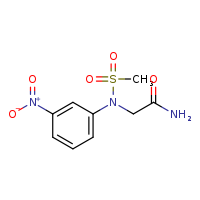 2-[N-(3-nitrophenyl)methanesulfonamido]acetamide