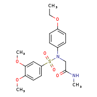 2-[N-(4-ethoxyphenyl)-3,4-dimethoxybenzenesulfonamido]-N-methylacetamide