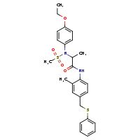 2-[N-(4-ethoxyphenyl)methanesulfonamido]-N-{2-methyl-4-[(phenylsulfanyl)methyl]phenyl}propanamide