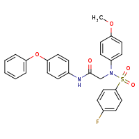 2-[N-(4-methoxyphenyl)-4-fluorobenzenesulfonamido]-N-(4-phenoxyphenyl)acetamide
