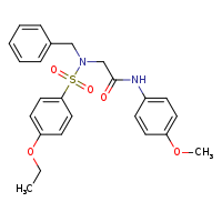 2-(N-benzyl-4-ethoxybenzenesulfonamido)-N-(4-methoxyphenyl)acetamide