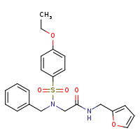 2-(N-benzyl-4-ethoxybenzenesulfonamido)-N-(furan-2-ylmethyl)acetamide