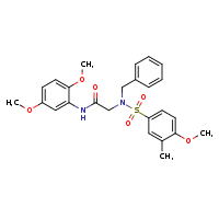 2-(N-benzyl-4-methoxy-3-methylbenzenesulfonamido)-N-(2,5-dimethoxyphenyl)acetamide