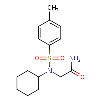 2-(N-cyclohexyl-4-methylbenzenesulfonamido)acetamide