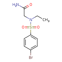 2-(N-ethyl-4-bromobenzenesulfonamido)acetamide