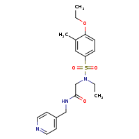 2-(N-ethyl-4-ethoxy-3-methylbenzenesulfonamido)-N-(pyridin-4-ylmethyl)acetamide
