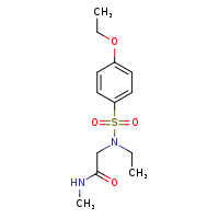 2-(N-ethyl-4-ethoxybenzenesulfonamido)-N-methylacetamide