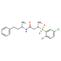 2-(N-methyl-2,5-dichlorobenzenesulfonamido)-N-(4-phenylbutan-2-yl)acetamide
