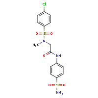 2-(N-methyl-4-chlorobenzenesulfonamido)-N-(4-sulfamoylphenyl)acetamide