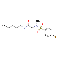 2-(N-methyl-4-fluorobenzenesulfonamido)-N-pentylacetamide