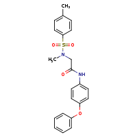 2-(N-methyl-4-methylbenzenesulfonamido)-N-(4-phenoxyphenyl)acetamide