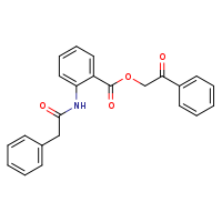 2-oxo-2-phenylethyl 2-(2-phenylacetamido)benzoate