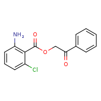2-oxo-2-phenylethyl 2-amino-6-chlorobenzoate