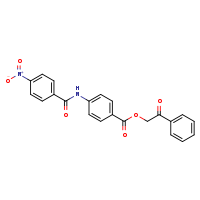 2-oxo-2-phenylethyl 4-(4-nitrobenzamido)benzoate