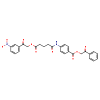 2-oxo-2-phenylethyl 4-{5-[2-(3-nitrophenyl)-2-oxoethoxy]-5-oxopentanamido}benzoate