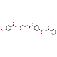 2-oxo-2-phenylethyl 4-{5-[2-(4-nitrophenyl)-2-oxoethoxy]-5-oxopentanamido}benzoate