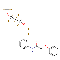2-phenoxy-N-(3-{1,1,2,2-tetrafluoro-2-[1,1,2,2,3,3-hexafluoro-3-(trifluoromethoxy)propoxy]ethyl}phenyl)acetamide