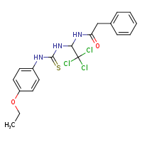 2-phenyl-N-(2,2,2-trichloro-1-{[(4-ethoxyphenyl)carbamothioyl]amino}ethyl)acetamide
