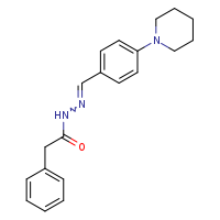 2-phenyl-N'-[(E)-[4-(piperidin-1-yl)phenyl]methylidene]acetohydrazide