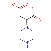 2-(piperazin-1-yl)butanedioic acid