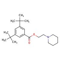 2-(piperidin-1-yl)ethyl 3,5-di-tert-butylbenzoate