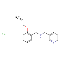 {[2-(prop-2-en-1-yloxy)phenyl]methyl}(pyridin-3-ylmethyl)amine hydrochloride