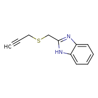 2-[(prop-2-yn-1-ylsulfanyl)methyl]-1H-1,3-benzodiazole