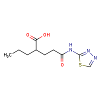 2-propyl-4-[(1,3,4-thiadiazol-2-yl)carbamoyl]butanoic acid