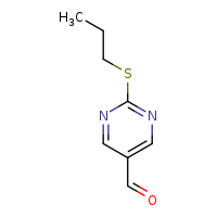 2-(propylsulfanyl)pyrimidine-5-carbaldehyde