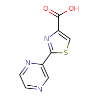 2-(pyrazin-2-yl)-1,3-thiazole-4-carboxylic acid