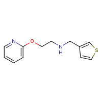 [2-(pyridin-2-yloxy)ethyl](thiophen-3-ylmethyl)amine