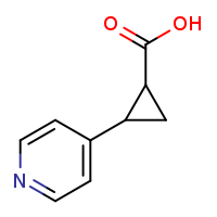 2-(pyridin-4-yl)cyclopropane-1-carboxylic acid