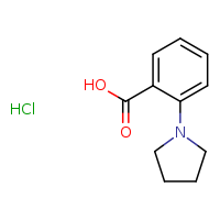 2-(pyrrolidin-1-yl)benzoic acid hydrochloride