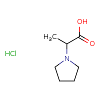 2-(pyrrolidin-1-yl)propanoic acid hydrochloride