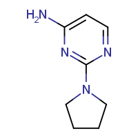 2-(pyrrolidin-1-yl)pyrimidin-4-amine