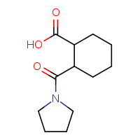 2-(pyrrolidine-1-carbonyl)cyclohexane-1-carboxylic acid