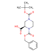 (2R)-1-[(benzyloxy)carbonyl]-4-(tert-butoxycarbonyl)piperazine-2-carboxylic acid
