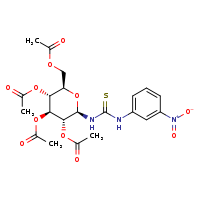 [(2R,3R,4S,5R,6R)-3,4,5-tris(acetyloxy)-6-{[(3-nitrophenyl)carbamothioyl]amino}oxan-2-yl]methyl acetate