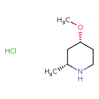 (2R,4R)-4-methoxy-2-methylpiperidine hydrochloride