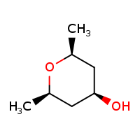 (2R,4r,6S)-2,6-dimethyloxan-4-ol