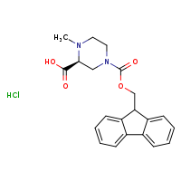 (2S)-4-[(9H-fluoren-9-ylmethoxy)carbonyl]-1-methylpiperazine-2-carboxylic acid hydrochloride