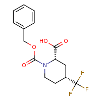 (2S,4R)-1-[(benzyloxy)carbonyl]-4-(trifluoromethyl)piperidine-2-carboxylic acid