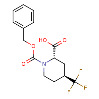 (2S,4S)-1-[(benzyloxy)carbonyl]-4-(trifluoromethyl)piperidine-2-carboxylic acid