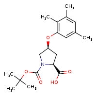 (2S,4S)-1-(tert-butoxycarbonyl)-4-(2,3,5-trimethylphenoxy)pyrrolidine-2-carboxylic acid
