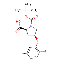 (2S,4S)-1-(tert-butoxycarbonyl)-4-(2,5-difluorophenoxy)pyrrolidine-2-carboxylic acid