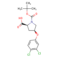 (2S,4S)-1-(tert-butoxycarbonyl)-4-(3,4-dichlorophenoxy)pyrrolidine-2-carboxylic acid
