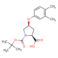 (2S,4S)-1-(tert-butoxycarbonyl)-4-(3,4-dimethylphenoxy)pyrrolidine-2-carboxylic acid